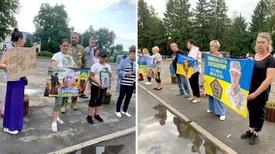 У Помічній на Кіровоградщині підняли біло-чорний "Прапор Надії" У Помічній на Кіровоградщині підняли біло-чорний "Прапор Надії"