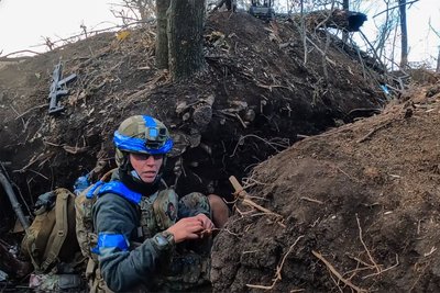 Стрілець-санітар у штурмовій роті 47-ї ОМБр Олена Риж Стрілець-санітар у штурмовій роті 47-ї ОМБр Олена Риж