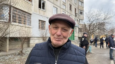 Житель Холодногірського району Віктор Воронін, Харків, 25 березня 2026 року Житель Холодногірського району Віктор Воронін, Харків, 25 березня 2026 року