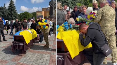 З військовим Олександром Свинобоєм попрощалися у Рівному З військовим Олександром Свинобоєм попрощалися у Рівному