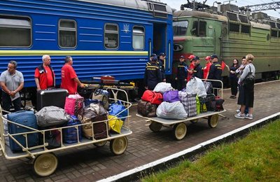 Шостий евакуаційний потяг 4 червня 2024 року Шостий евакуаційний потяг 4 червня 2024 року