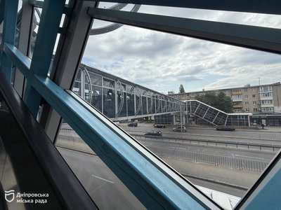 У Дніпрі ремонтують надземний перехід на Слобожанському проспекті: скільки триватимуть роботи У Дніпрі ремонтують надземний перехід на Слобожанському проспекті: скільки триватимуть роботи