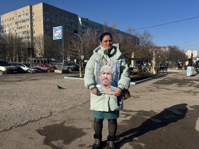 Дружина безвісти зниклого воїна Ірина Дружина безвісти зниклого воїна Ірина