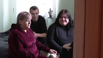 Родина переселенців з Донеччини Родина переселенців з Донеччини