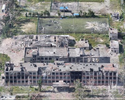 Зруйнований Куп'янськ у серпня 2026 року Зруйнований Куп'янськ у серпня 2026 року