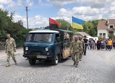 Похорон Романа Кота, прощання із бійцем