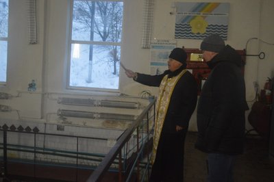 Освячення води, яка подається до хмельничан Освячення води, яка подається до хмельничан