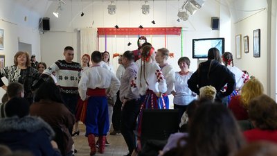 У Сумах влаштували вечорниці на Масницю У Сумах влаштували вечорниці на Масницю
