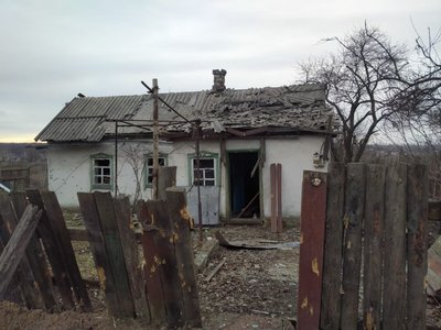 Наслідки обстрілів Донеччини 1 січня. Фото: Telegram / Павло Кириленко Наслідки обстрілів Донеччини 1 січня. Фото: Telegram / Павло Кириленко