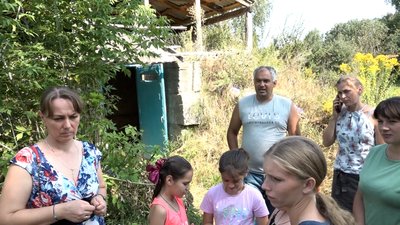 Закинуте протирадіаційне укриття в селі Варварівка на Житомирщині