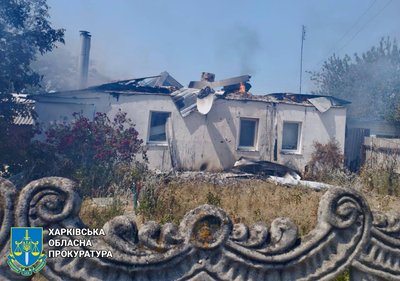 горить будинок у Куп'янському районі горить будинок у Куп'янському районі