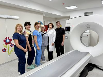 У львівській лікарні "Охматдит" запрацював новий комп'ютерний томограф У львівській лікарні "Охматдит" запрацював новий комп'ютерний томограф