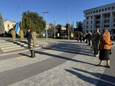 У Полтаві відкрили пам’ятну табличку, присвячену 38-й бригаді морської піхоти