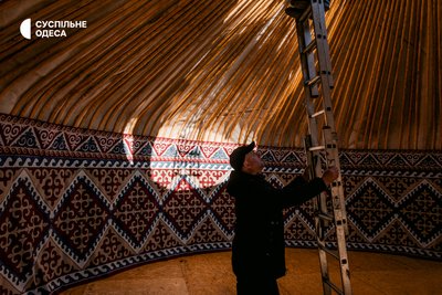 В Одесі готують до відкриття "Юрту незламності" В Одесі готують до відкриття "Юрту незламності"