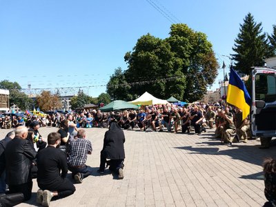 Прощання з Олексієм Цехошем у Луцьку Прощання з Олексієм Цехошем у Луцьку