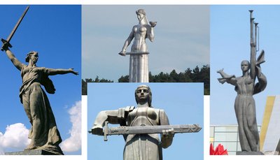 "Родіна-мать кличе", Волгоград, Росія. "Мати Картлі", Тбілісі, Грузія. "Мати-Вірменія", Єреван, Грузія. "Родіна-мать", Мінск, Білорусь Володимир В'ятрович інтерв'ю "Родіна-мать кличе", Волгоград, Росія. "Мати Картлі", Тбілісі, Грузія. "Мати-Вірменія", Єреван, Грузія. "Родіна-мать", Мінск, Білорусь Володимир В'ятрович інтерв'ю