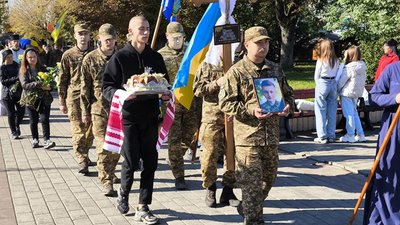 Прощання з Назарієм Дунаєм у Луцьку Прощання з Назарієм Дунаєм у Луцьку