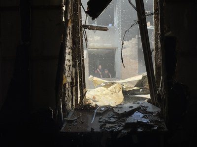Пошкоджений Національний музей Чорнобиль внаслідок масованого обстрілу РФ — фото Пошкоджений Національний музей Чорнобиль внаслідок масованого обстрілу РФ — фото