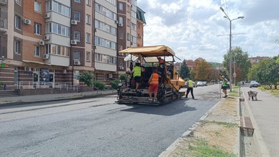 Ремонт дороги на Подолі у Полтаві Ремонт дороги на Подолі у Полтаві