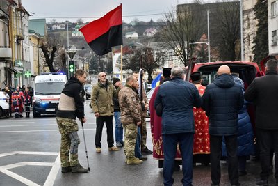 Похорон, Теребовлянська міська рада, прощання із бійцем Похорон, Теребовлянська міська рада, прощання із бійцем