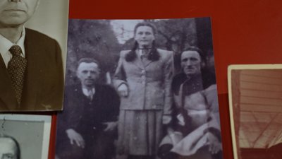Іван Чав'як, сестра Марія та батько Филип Іван Чав'як, сестра Марія та батько Филип
