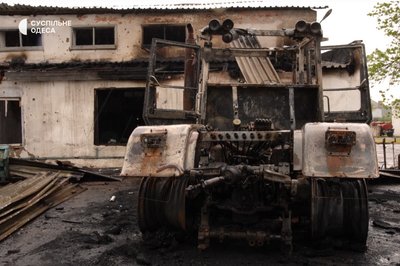 Наслідки удару дронів по Одещині 22 квітня 2024 року Наслідки удару дронів по Одещині 22 квітня 2024 року