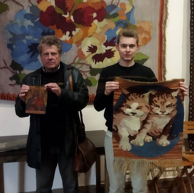 Ікона та килим "Котики"