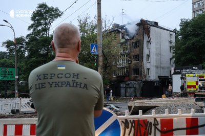 "Звук, ніби летить у мене". Жителі Шевченківського району про нічну атаку на Київ "Звук, ніби летить у мене". Жителі Шевченківського району про нічну атаку на Київ