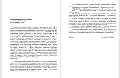 Чотирьом посадовцям Сумської облради підвищать зарплати з березня 2024 року