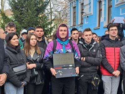 Поліський національний університет, студенти, протест, освіта, Житомир