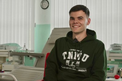 назарій крулик, тернопіль місто донорів, суспільне тернопіль, інтерв'ю, донація крові, донорство