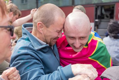 Максим Моргун під час обміну військовополоненими Максим Моргун під час обміну військовополоненими