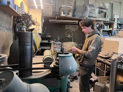 Іван Радковець у майстерні, 21 жовтня 2024 Іван Радковець у майстерні, 21 жовтня 2024