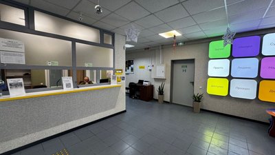 На Київщині відкрили оновлений ЦНАП із безбар'єрним простором На Київщині відкрили оновлений ЦНАП із безбар'єрним простором