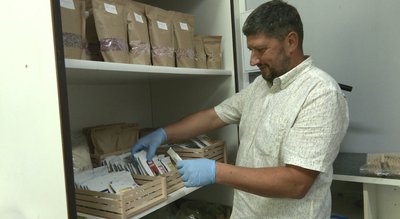Сублімовані овочі, робить сублімовані продукти, Віталій Шепель, ветеран війни, Тернопільщина, вересень 2025 Сублімовані овочі, робить сублімовані продукти, Віталій Шепель, ветеран війни, Тернопільщина, вересень 2025