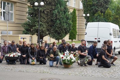 В Ужгороді попрощалися із захисником Віктором Набожним