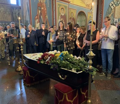 У Києві у Михайлівському соборі прощаються з релігієзнавцем Ігорем Козловським У Києві у Михайлівському соборі прощаються з релігієзнавцем Ігорем Козловським