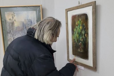 Живописне Різдво: спілка художників Рівненщини презентувала традиційну виставку до свят Живописне Різдво: спілка художників Рівненщини презентувала традиційну виставку до свят