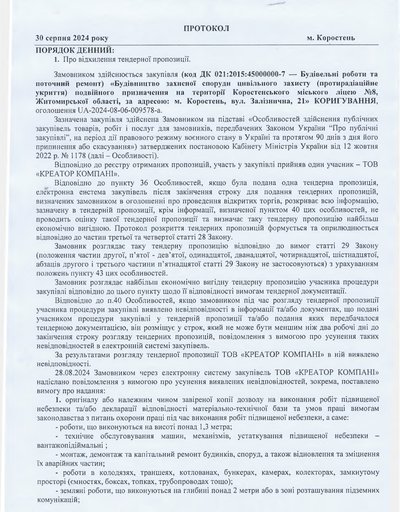 У Коростені 10 місяців не можуть знайти підрядника, який збудує шкільне укриття. Оголосили п'ятий тендер
