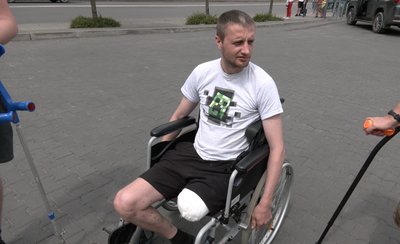 "Стоп байдужість!" учасник акції у Луцьку Євген Мілейко