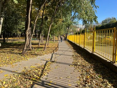 Відремонтована доріжка у парку Шевченка у Чернівцях, паралельна вулиці Ольги Гузар Відремонтована доріжка у парку Шевченка у Чернівцях, паралельна вулиці Ольги Гузар