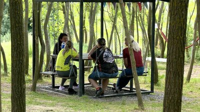 На Вінниччині триває зміна табору "Птаха" для мам і дітей із прифронтових регіонів На Вінниччині триває зміна табору "Птаха" для мам і дітей із прифронтових регіонів