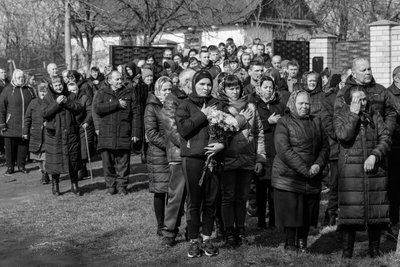 У Луцькій громаді провели в останню дорогу 51-річного воїна Володимира Мисковця