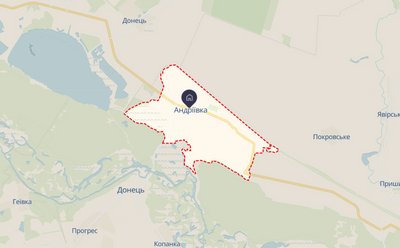 Андріївка належить до Донецької громади
