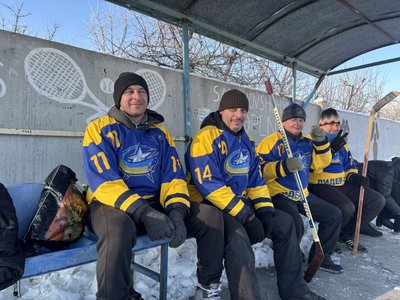 Аматорська команда з хокею у Сахновщині Аматорська команда з хокею у Сахновщині