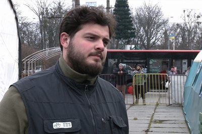 Даніель – волонтер іспанської організації Remar S.O.S у Чернівцях Даніель – волонтер іспанської організації Remar S.O.S у Чернівцях