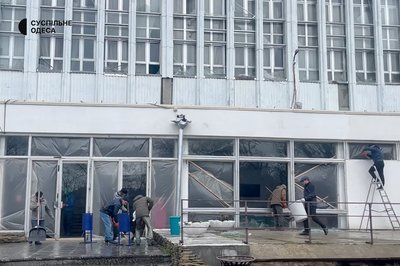В Одесі через ракетний удар пошкоджено Палац спорту В Одесі через ракетний удар пошкоджено Палац спорту