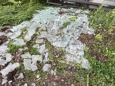 Понівечило покрівлю, автобусну зупинку, є відключення світла. Які наслідки негоди у Кривому Розі Понівечило покрівлю, автобусну зупинку, є відключення світла. Які наслідки негоди у Кривому Розі