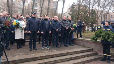 вшанування учасників ліквідації, представники влади Тернополя