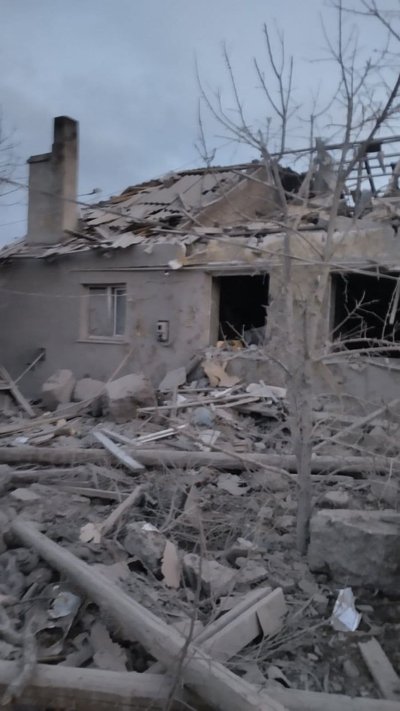Наслідки обстрілів Донеччини 28 лютого. Фото: Telegram / Павло Кириленко Наслідки обстрілів Донеччини 28 лютого. Фото: Telegram / Павло Кириленко